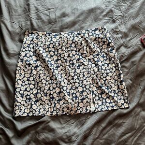 Floral Mini Skirt